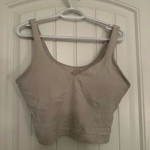 Off-white lululemon align long-lined sports bra